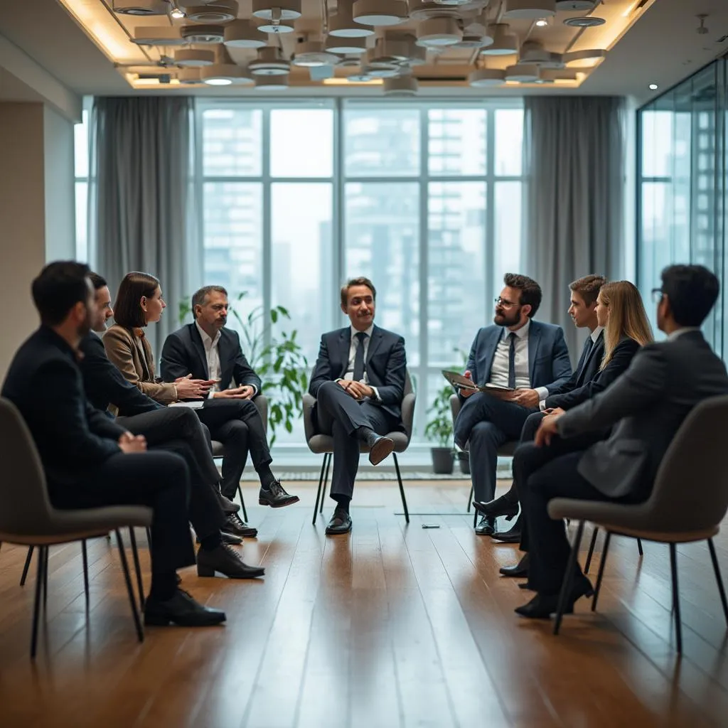 Industry leaders discussing consultation best practices